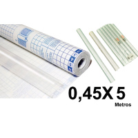 FORRALIBROS ADHESIVO 0,45X5 MTS - PACK 6 UDS.